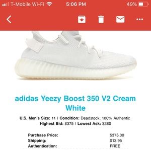 Yeezy Boost 350 Cream White